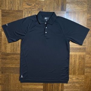 Ping Polo Shirt Black Golf Shirt Mens M Embroidered Logo